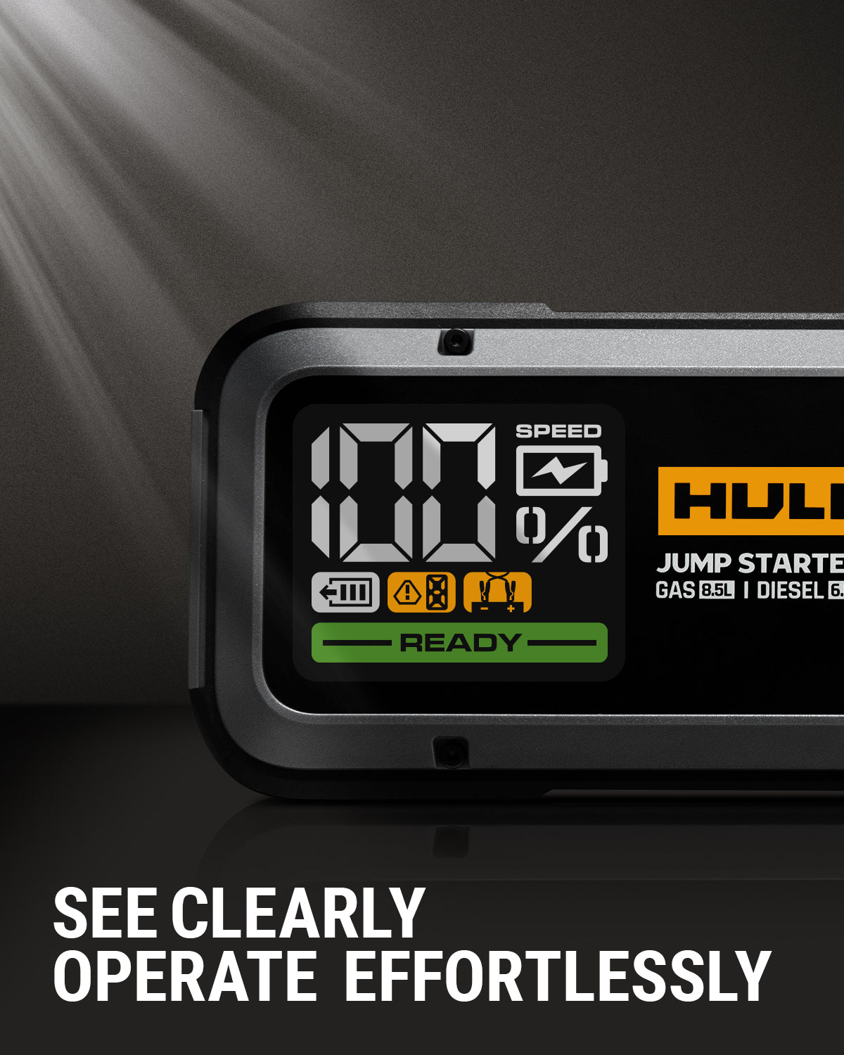 Powerful HULKMAN Alpha85 Jump Starter for Car Batteries